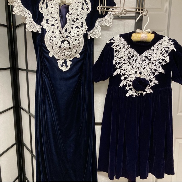 Vintage 1993 EUC (wore 1x) Jessica McClintock (made from pattern) Girls size 5 - Picture 5 of 15